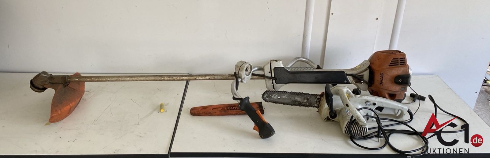 Freischneider Stihl FS 410 + Elektrosäge Stihl MSE 160